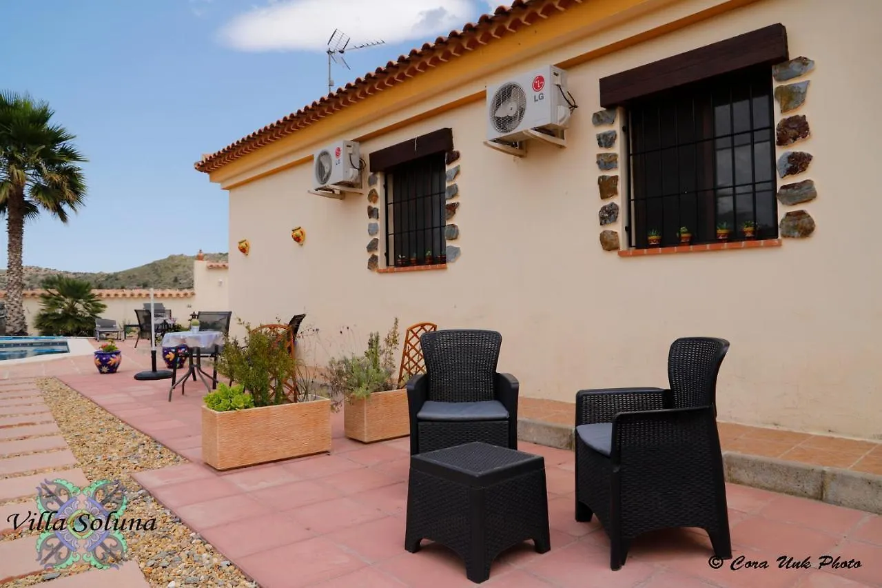 Frühstückspension Villa Soluna Cantoria Spanien